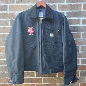 Carhartt Y2K Discontinued J01 Black Detroit Jacket